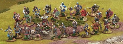 Saga Jomsviking Starter Warband - 25 foot figures