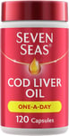 Seven Seas Cod Liver Oil Tablets with Omega-3, Fish Oil, One a Day, 4 Months Sup