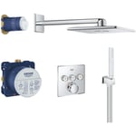 Grohe SmartControl Set de douche + accessoire anticalcaire WashBall offerte (34712000)