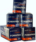 5 x Fomapan Creative 200 120 Roll Black & White Camera Film by 1st CLASS POST