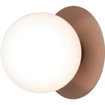 Liila 1 Wall/Ceiling Lamp Outdoor 165 mm, Dark Bronze / Opal