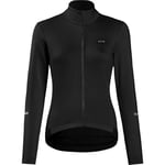 Gore Wear Progress Thermo Jersey Womens Black Femme Noir