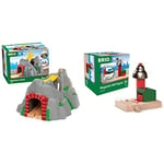BRIO World - Adventure Tunnel Train Set Accessories & World Magnetic Railway Bell Signal for Kids Age 3 Years Up - Compatible with all Train Sets & Accessories