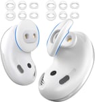 Embouts D'Oreille De Pour Samsung Galaxy Buds Live [Fit In The Case] 6 Paires Anti-Dérapants Écouteurs En Silicone Wing Tips Accessoires Compatibles Avec Samsung Buds Live (Blanc)[CAS313219]