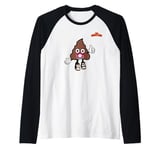 emoji pacifier poo thumb up Raglan Baseball Tee