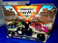 MONSTER JAM DOUBLE GRAVE DIGGER VS CALAVERA, NEW 2022