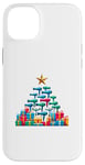 Coque pour iPhone 14 Plus Christmas Tree Sèche-cheveux Coiffure Coiffeur Coiffeuse