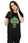 Aquaman The Trench Crest Cotton Boyfriend T-Shirt