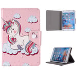 Favorite Kids Girls & Boys Tablet Case For Huawei MediaPad M3 Lite, M5, T3 T8 ~ 8 inch ~ Cover (Huawei MediaPad T3 8", Pink Unicorn)