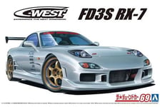 C-West FD3S RX-7 '99 (Mazda) 1:24 Kit De Modèle En Plastique AOSHIMA