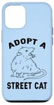 iPhone 12/12 Pro Funny Adopt a Street Cat Possum Lover Case