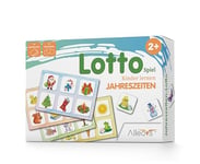 ALLEOVS® Loto pour Enfants Saisons pour Enfants à partir de 2 Ans - Jeu éducatif pour Apprendre Les Saisons avec 72 jetons - Jeux pédagogiques pour Apprendre la Nature et Les fêtes