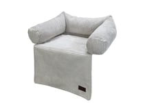 Designed by Lotte Sofaseng i Ribbestoff  Grå - 90cm