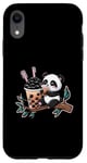 Coque pour iPhone XR Panda Kawaii avec Bubble Tea