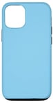 Coque pour iPhone 12/12 Pro Couleur simple bleu layette