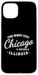 Coque pour iPhone 15 Plus Vintage Retro Love Chicago Illinois Windy City est une ville créée en 1833