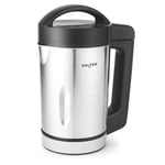 Salter Soupe Maker Numérique - 1,6L, Idéal pour la cuisson en lots, 5 réglages (lisse, morceaux, boissons, maintien au chaud, mélange/nettoyage), Capteur anti-débordement, Acier inoxydable, 900W