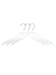 John Lewis No-Slip Hangers, Set of 3, White