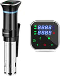 KEAWEO Sous Vide, 1100W Sous Vide Cooker Thermal Immersion Circulator Water Bath Ultra-Quiet Sous Vide Machine Accurate Temperature Time Control & Menu Function Stainless Steel