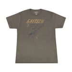 Gretsch Lightning Bolt T-Shirt Brown M