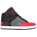 Chaussures de Skate Osiris  NYC 83 CLK black red grey