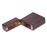 Wood Guitar Pick Box Black Walnut Wood Unique Lighter Smoothly Guitar Tout Pick