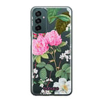 Babaco ERT GROUP mobile phone case for Samsung A13 4G original and officially Licensed pattern Flowers 037 optimally adapted to the shape of the mobile phone, partially transparent