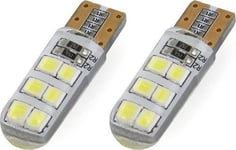 Amio Led-Lampor Standard T10 W5w 12Xsmd 2835 12V Silikon