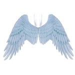 Non-Woven Tyg Festlig Ängla Vingar Halloween Oversized Svart Vita Vingar Kostym rekvisita White Adult Angel Wings