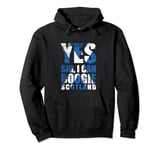 Retro Scottish Fan Scotland Flag Yes Sir I can Boogie Pullover Hoodie