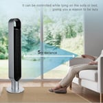 Tower Fan 100cm Blows COLD AIR Floor Free Standing Digital Osc Remote Wifi Alexa