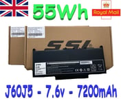 J60J5 MC34Y 1W2Y2 242WD Battery For Dell Latitude 12 E7270 Laptop 451-BBSY