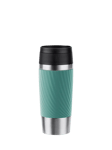 Tefal Twist Leak-Proof Double Wall Stainless Steel Travel Mug, 360ml