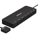 SABRENT Commutateur KVM Entrées USB C 2 ports, sorties USB-C 2 ports avec 60W PD Chargeur | 2 ports USB | HDMI 4K@60Hz pour desktop, ordinateur portable, PC, imprimante, scanner, souris (USB-KCPD)