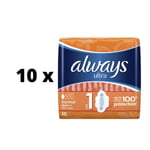 Terveyssiteet Always Ultra Normal Plus, 10 kpl x 10 kpl paketti