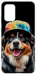 Coque pour Galaxy S20+ Berger Australien Casquette Snapback Chien Animaux Imprimé