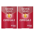 Seven Seas Omega 3 Fish Oil 500mg 2 x 30 Capsules DATED 08/24