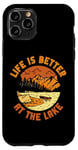 iPhone 11 Pro Rowing Row Boat Retro Vintage Life Is Better At The Lake Case