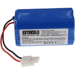 Batterie compatible avec Zaco A4, A6, A8, A9, A8s, A9s robot électroménager (3400mAh, 14,8V, Li-ion) - Extensilo