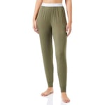 BOSS Women's Unite_Pants Pyjama Trousers, Dark Green305, S