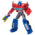 Transformers EarthSpark, Figurine Optimus Prime Classe Guerrier de 12,5 cm, Jouet Robot pour Enfants, à partir de 6 Ans