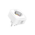 Gosund Wifi Smart Plug med 2 USB - Smart stikkontakt kompatibel med Tuya