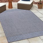 HomebyHome Tapis d'Extérieur Résistant aux Intempéries 300x400 (280 x 370 cm) Gris - Résistant aux UV, Imperméable et Léger - Idéal pour Balcon, Terrasse, Jardin et Cuisine