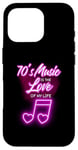 iPhone 16 Pro 70's Music Is The Love Of My Life Melody Case