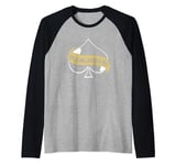 Funny Spades Card Game Life Is A Game Spade Is Mine Raglan Baseball Tee