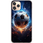 Apple iPhone 11 Pro Transparent Mobilskal Flygande boll