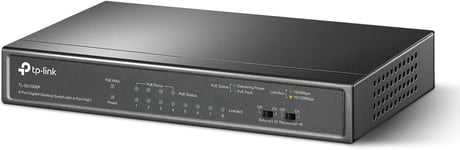 PoE Switch 8-Port Gigabit, 4 PoE+ Ports up to 30 W For Each PoE Port and 64 W For All PoE Ports, Metal Casing, Plug and Play, Ideal for IP Surveillance and Access Point(TL-SG1008P)