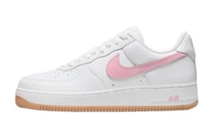 Nike Homme Air Force 1 Low Basket, Blanc/Rose/Jaune, 40.5 EU