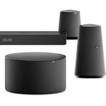 Loewe Home Cinema SET531 - Ensemble Barre de Son + enceintes Dolby Atmos 5.1.2 Noir