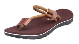 SK Studio Mens Flip Flop Sandal Comfort Casual Thong Sandals Outdoor Style 2 Brown A UK 6